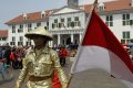 Manusia Patung di Museum Fatahillah Kota Tua Manusia Patung di Museum Fatahillah Kota Tua