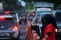 Suasana Arus Mudik  di Makasar - Maros