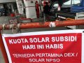 Kuota Solar Bersubsidi Habis