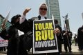 Peradi Demo Tolak RUU Advokat