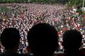 Pesepeda HUT TNI Padati Bundaran HI