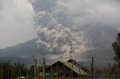 Semburan Awan Panas Gunung Sinabung