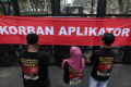 Aksi Demonstrasi Ojek Daring