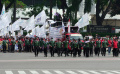Aksi Peringati Hari Buruh Internasional di Jakarta