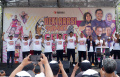 Deklarasi Damai dan Senam Sehat Bersama Bawaslu Kab Bekasi