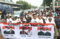 Demo Coblos Tiga Paslon di Pilgub DKI Jakarta 