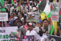Demo Gaza di Depan Kedubes AS