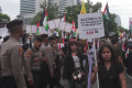 Demo Gaza di Depan Kedubes AS