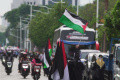 Demo Gaza di Depan Kedubes AS