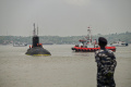 Kapal Selam Angkatan Laut Rusia Berlabuh di Surabaya