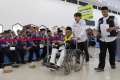 Kedatangan Jamaah Calon Haji di Asrama Haji Pondok Gede
