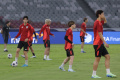 Latihan Timnas Jepang Jelang Hadapi Timnas Indonesia
