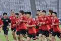 Latihan Timnas Jepang Jelang Hadapi Timnas Indonesia