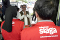 Menkomdigi Meutya Hafid Kunjungi Posko Siaga Telkomsel