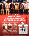 Nomor Urut Cagub-Cawagub di Pilkada Jakarta