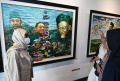Pameran Lukisan Karakter Gus Dur Sambut Hari Santri 2024