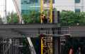 Pembangunan Proyek Pengembangan Stasiun Tanah Abang