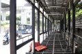 Potret Halte Transjakarta BNN Terbengkalai