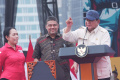 Prabowo Hadiri Peringatan Hari Buruh di Monas