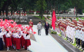 Prabowo Sambut Kedatangan PM RTT di Istana