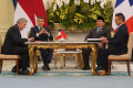 Prabowo Terima Kunjungan Presiden Prancis