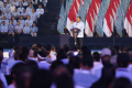 Presiden Prabowo Hadiri Deklarasi GSN