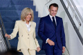 Presiden Prancis Emmanuel Macron Tiba di Indonesia