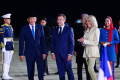 Presiden Prancis Emmanuel Macron Tiba di Indonesia