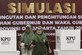 Simulasi Pemungutan Suara Pilkada DKI Jakarta 2024