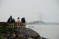 Sore Hari di Sisi Barat Jembatan Suramadu