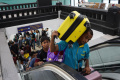 Suasana Arus Balik Stasiun Pasar Senen