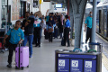 Suasana Arus Balik Stasiun Pasar Senen