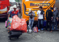 Suasana Mudik di Terminal Kalideres