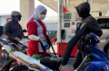 Suasana SPBU Langsep Kota Malang Saat Pertamax Naik