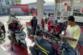 Suasana SPBU Langsep Kota Malang Saat Pertamax Naik