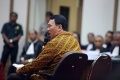Ahok Bacakan Pledoi di Persidangan