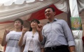 Ahok Nyoblos Bersama Keluarganya 