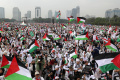 Aksi Aliansi Rakyat Indonesia Bela Palestina