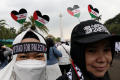 Aksi Aliansi Rakyat Indonesia Bela Palestina
