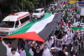 Aksi Bela Palestina Keluarga Besar Persis Kota Bandung