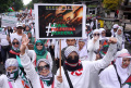 Aksi Bela Palestina Keluarga Besar Persis Kota Bandung