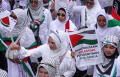 Aksi Bela Palestina Keluarga Besar Persis Kota Bandung