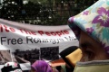 Aksi Bela Rohingya di Kedubes Myanmar