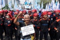 Aksi Hari Buruh di Jakarta