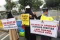 Aksi Massa Kawal Sidang Gugatan Pilpres 2019 di MK