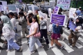 Aksi Memperingati Hari Perempuan Internasional 2024 di Kota Bandung