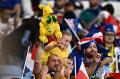 Aksi Pendukung Timnas Australia