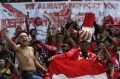 Aksi Suporter Dukung Timnas Indonesia