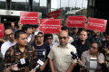 Aksi Syukuran Penetapan Tersangka Ketua KPK Firli Bahuri