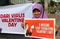 Aksi Tolak Hari Valentine Di CFD
